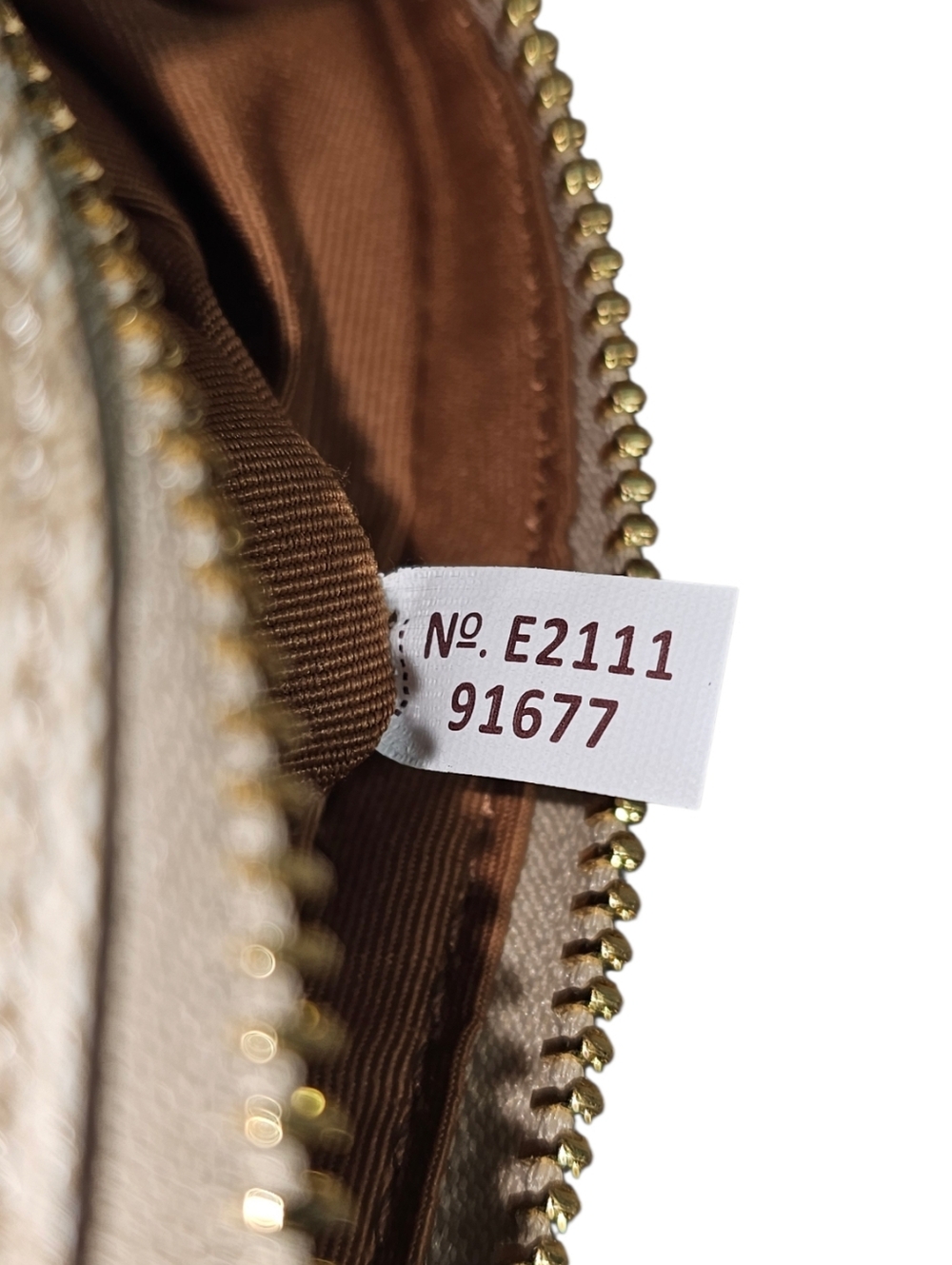 Coach Mini Camera Crossbody Bag Signature Canvas Light Khaki Chalk Gold EUC - Picture 5 of 8